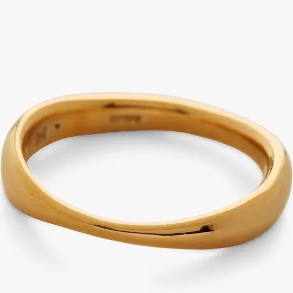 18K Gold Vermeil Nura Reef Stacking Ring - Picture 10 of 16